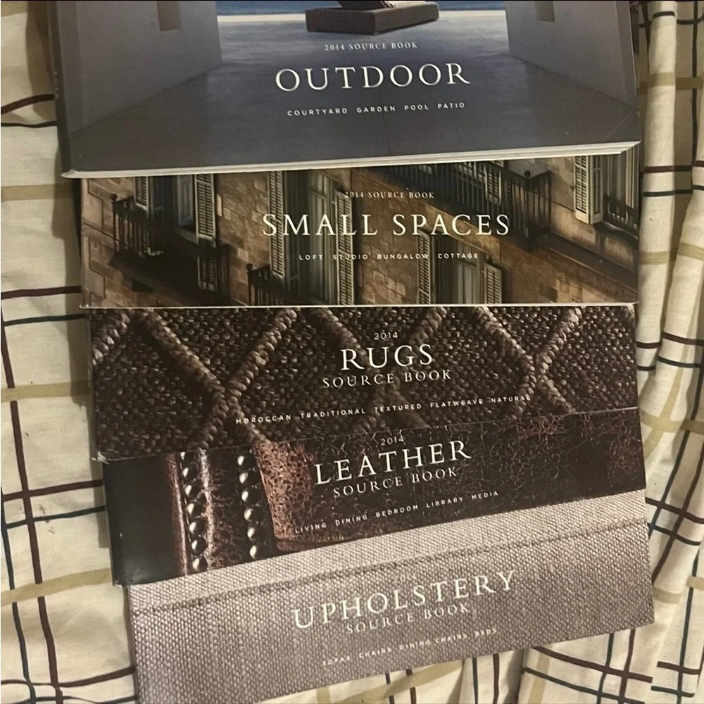 Restoration Hardware RH Luxury Magazine Catalog 2014 Lot of 9 Set Bath Leather